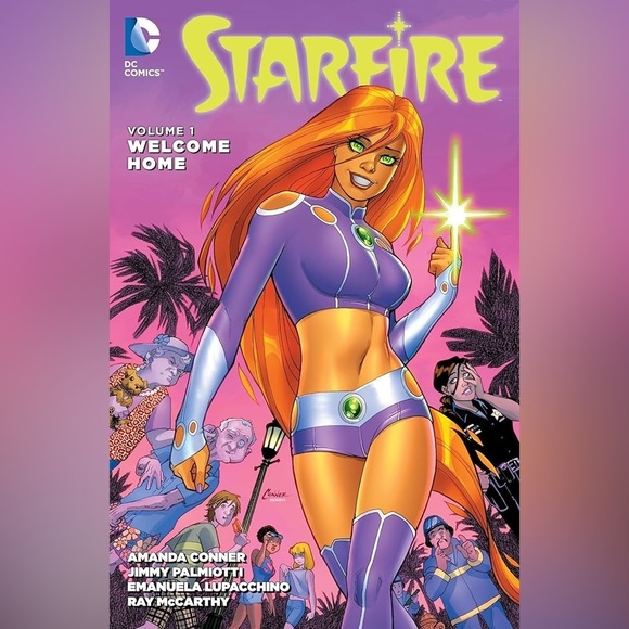 Blonde Red Copper Highlight Lowlight Human Hair Blend Lace Front Heat Safe Wig - Picture 8 of 16